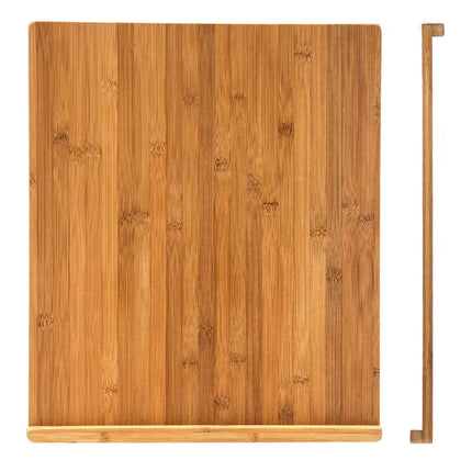 Planche à découper en bambou avec bord d'arrêt