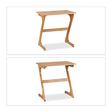 Table d'ordinateur portable en bambou