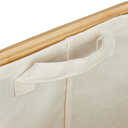 Panier à linge en bambou