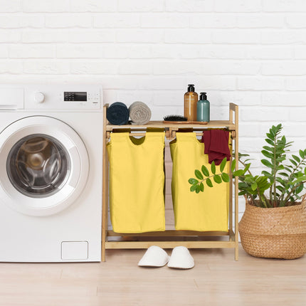 Étagère à linge en bambou