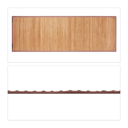 Tapis en bambou nature