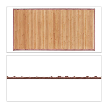 Tapis en bambou nature