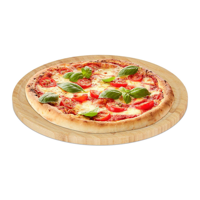 Assiette à pizza en bambou 32 cm