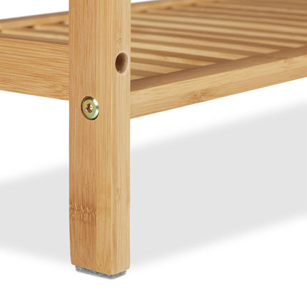 Banc à chaussures en bambou