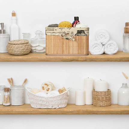Panier de rangement en bambou