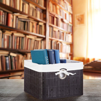 Panier de rangement en bambou