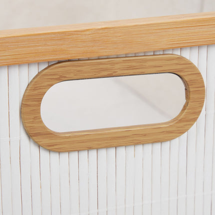 Lot de 3 paniers de rangement en bambou