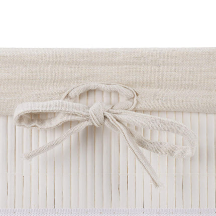 Lot de 3 paniers de rangement en bambou