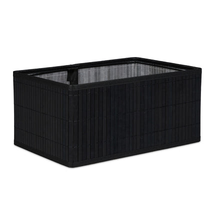 Paniers de rangement en bambou - lot de 6