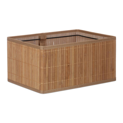 Paniers de rangement en bambou - lot de 6