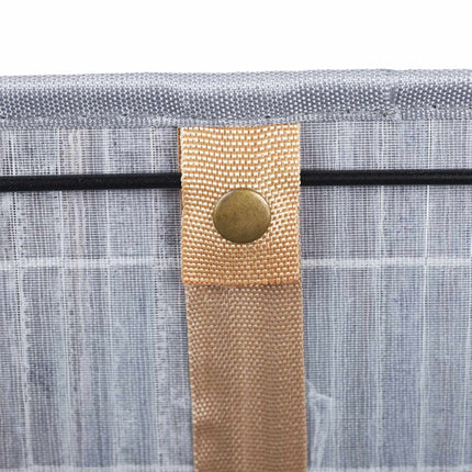 Panier de rangement en bambou avec imprimé