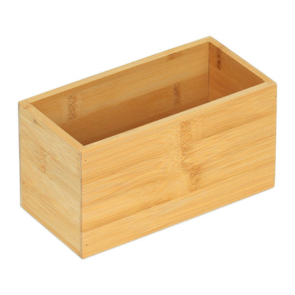 Boîte de rangement en bambou