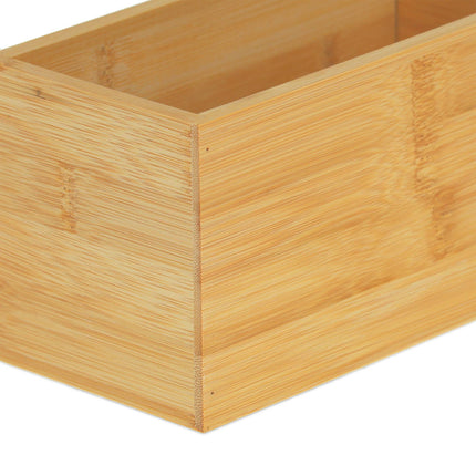 Boîte de rangement en bambou