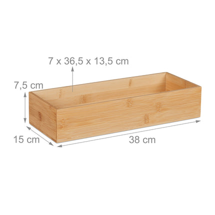 Bamboo storage box