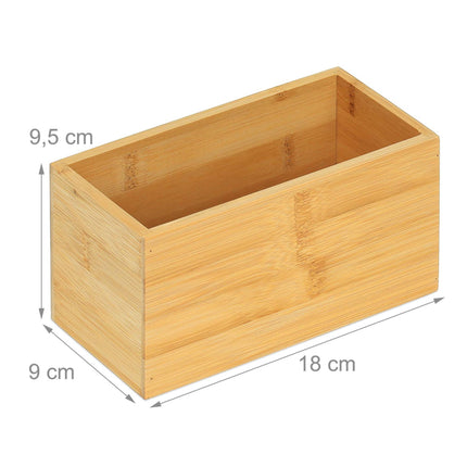 Boîte de rangement en bambou