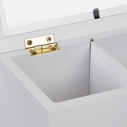 Bambus-Teebox mit 6 Fächern