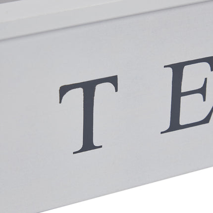 Bambus-Teebox mit 6 Fächern