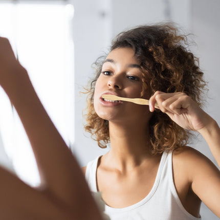 Brosses à dents en bambou, lot de 24