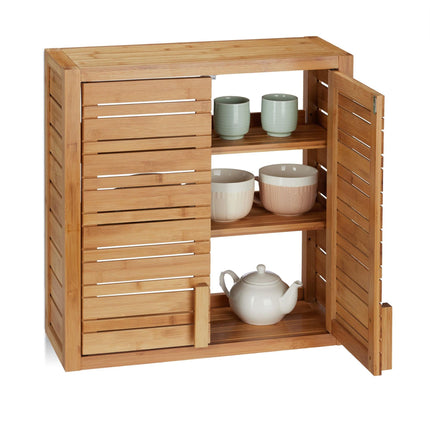 Bambus-Wandschrank