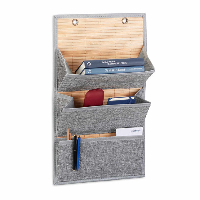 Bambus-Wandhalter für Büro und Flur