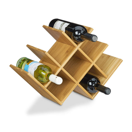 Casier à vin en bambou
