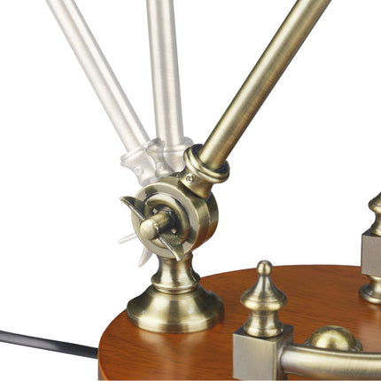 Lampe de banquier avec interrupteur à tirette