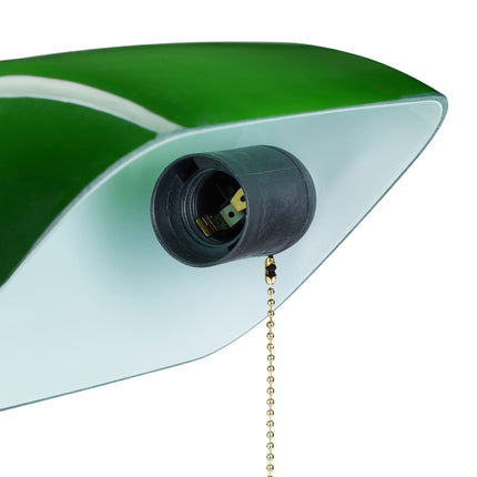 Lampe de banquier avec interrupteur à tirette