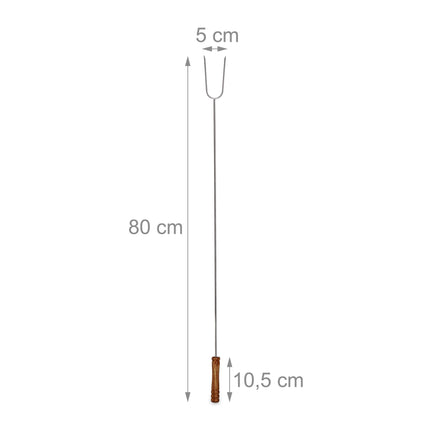 Brochettes de barbecue extra longues lot de 6