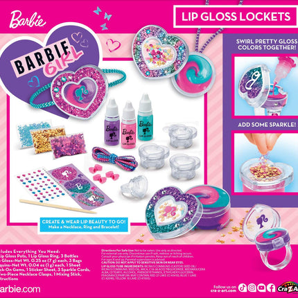 Barbie Lipgloss-Medaillons-Set Glitzerndes süßes Herz