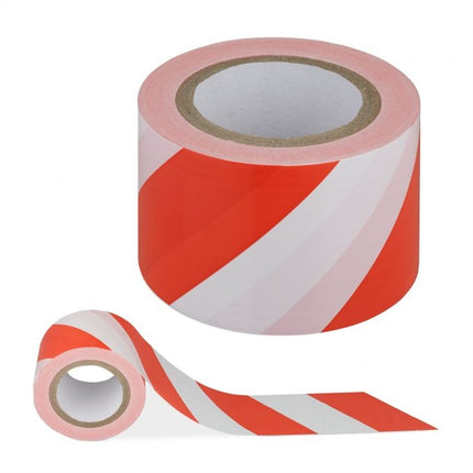 Ruban de délimitation rouge et blanc 200 m