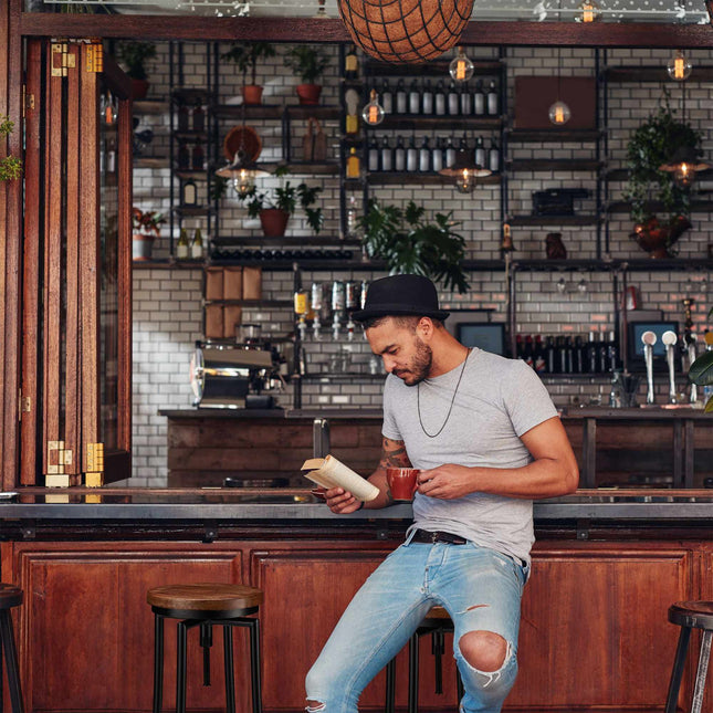 Tabouret de bar industriel haut