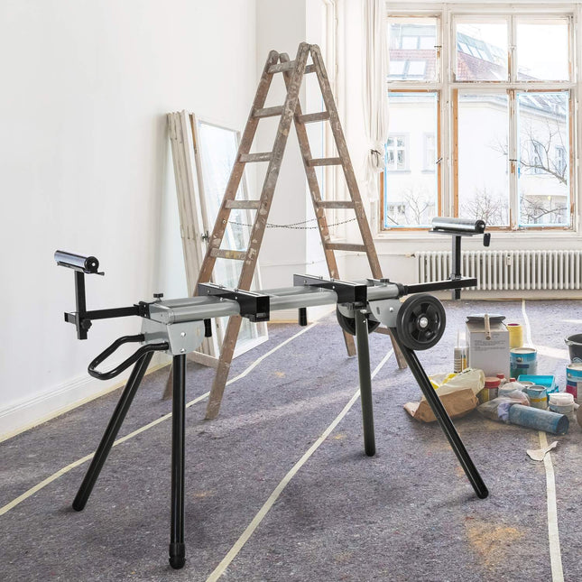 Untergestell für Kappsäge mit Seitenverlängerung, 123,5-245 cm