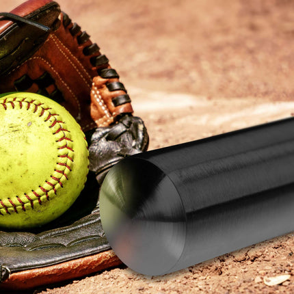 Batte de baseball en aluminium noir