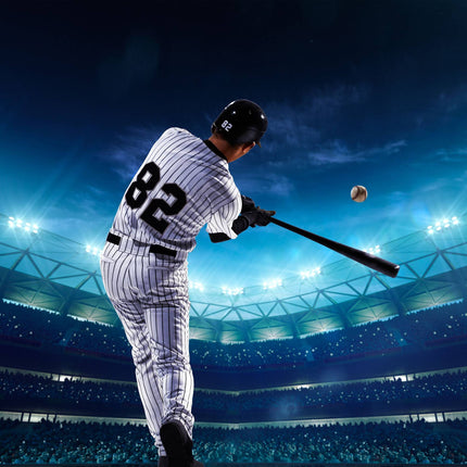 Batte de baseball en aluminium noir