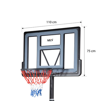 Basketballkorb mit verstellbarer Höhe