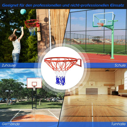 Basketballkorb mit wetterfestem Stahlrahmen, 45 cm