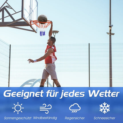 Basketballkorb mit wetterfestem Stahlrahmen, 45 cm