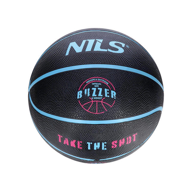 Ballon de basket taille 7, noir - Durable pour l'intérieur et l'extérieur