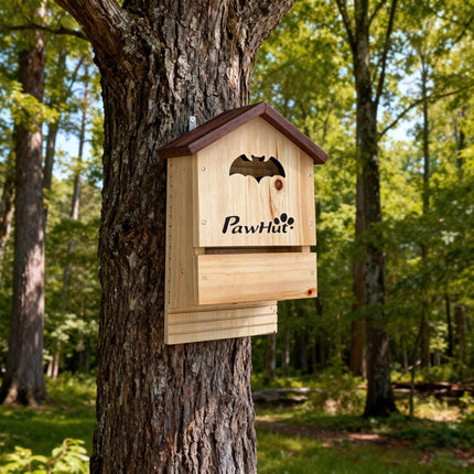 Ensemble de 3 nichoirs à chauves-souris, en bois de sapin, 21,5 x 11,5 x 34 cm