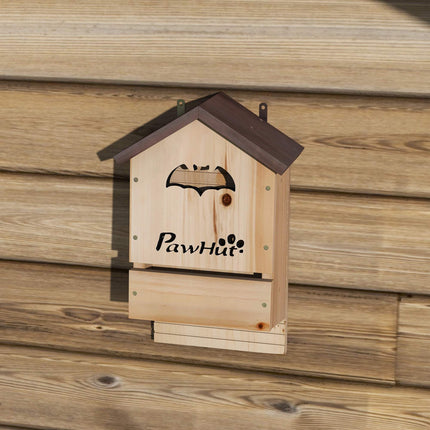 Ensemble de 3 nichoirs à chauves-souris, en bois de sapin, 21,5 x 11,5 x 34 cm
