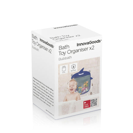 Badespielzeug-Organizer Bubbath InnovaGoods 2 Einheiten