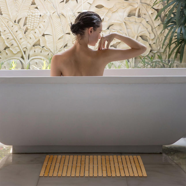 Badematte aus Bambus 60x40 cm
