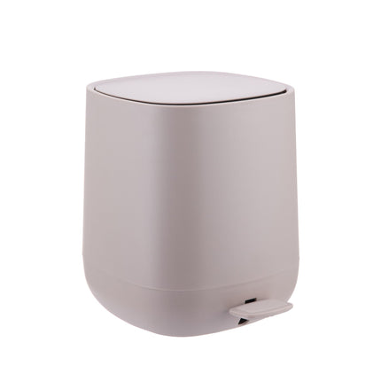 Poubelle de salle de bain, 5 L, fermeture amortie, pédale