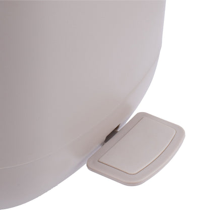 Poubelle de salle de bain, 5 L, fermeture amortie, pédale
