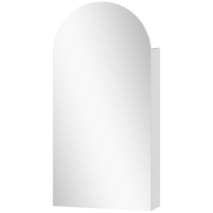 Badezimmerspiegelschrank, rahmenlos, mit verstellbaren Einlegeböden, weiß