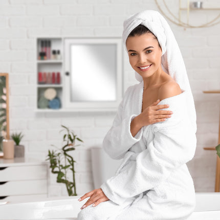 Badezimmerspiegelschrank, Weiß, 5 Einlegeböden