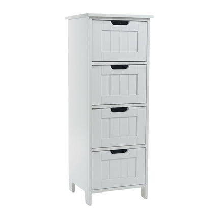 Badezimmerschrank, 4 Schubladen, platzsparendes Design