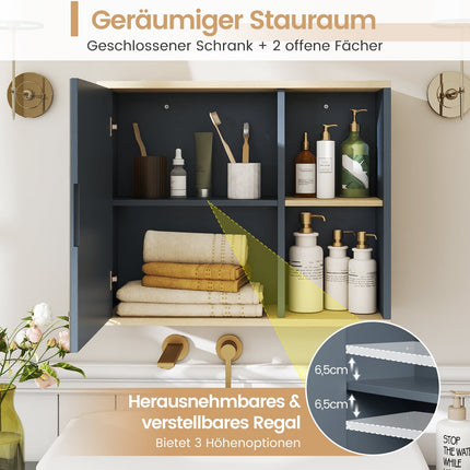 Badezimmerspiegelschrank mit verstellbarem Einlegeboden