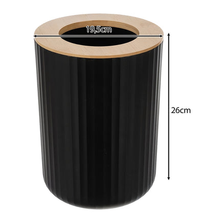 Bathroom accessories set - black Ruhhy24636