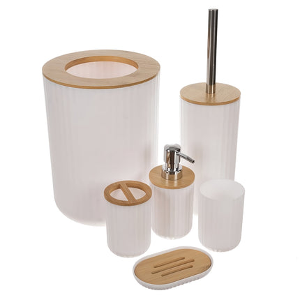 Ensemble d'accessoires de salle de bain - blanc Ruhhy 24635